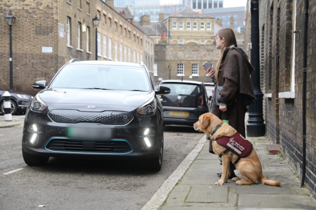 TfL Image - Passenger awaiting Private Hire Vehicle