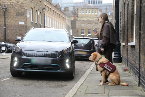 TfL Image - Passenger awaiting Private Hire Vehicle