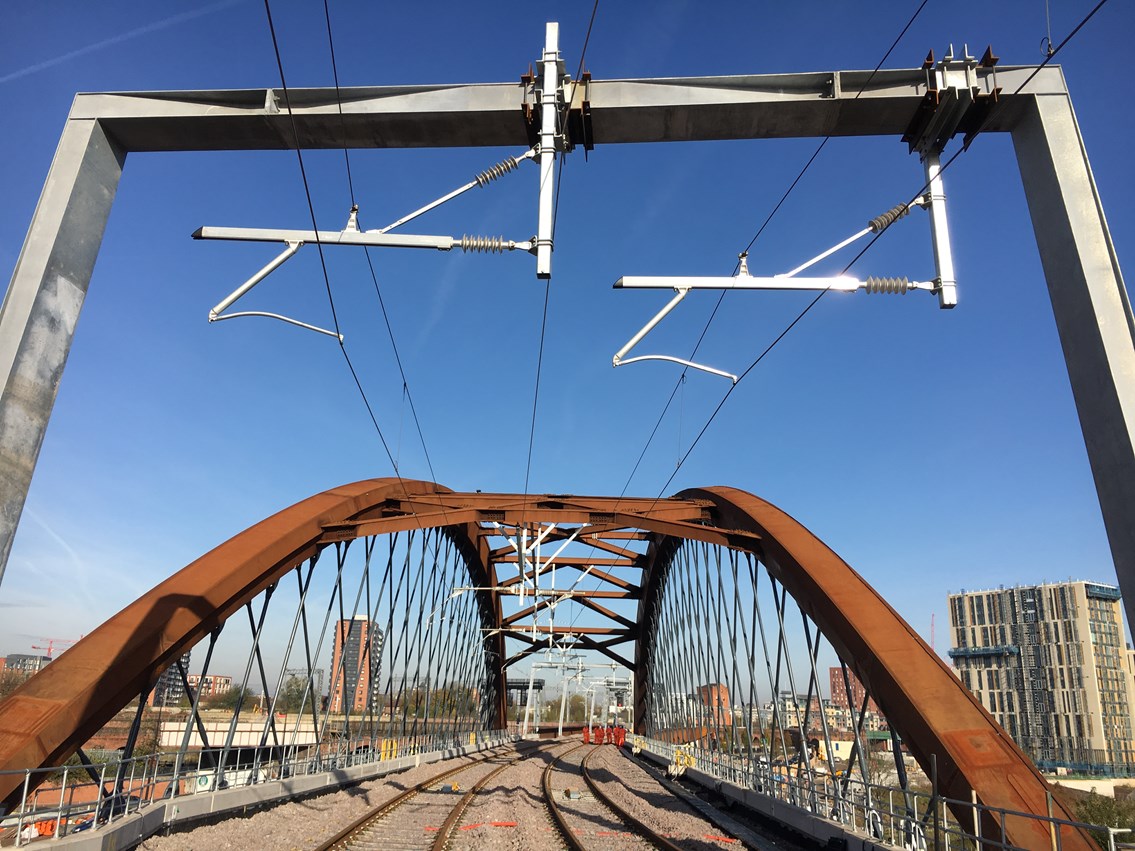 Old gives birth to the new as iconic railway bridge completes: Ordsall Chord completion