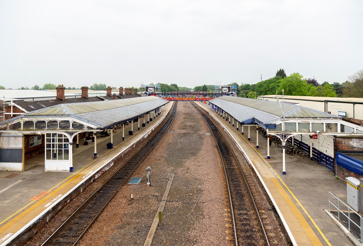 Selby station platforms