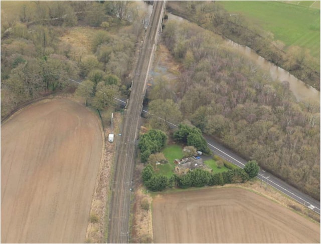Darlington bridge replacement aerial: Darlington bridge replacement aerial