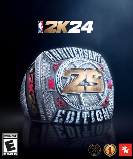 NBA 2K24 25th Anniversary Edition Cover Art Vertical