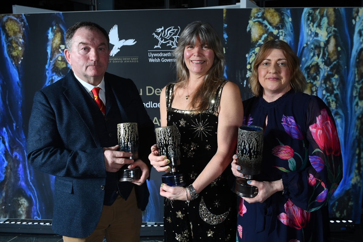 St David Awards 2026 - Liz Hopkin, Darrel Campbell, Fiona Elias