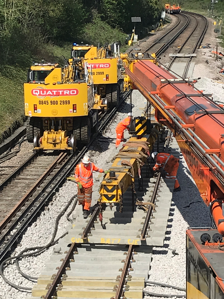 Remember, remember, we’re working on the railway this November – with big improvements planned in and around Bournemouth: Track replacement work-6