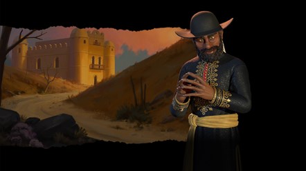 Civilization VI - New Frontier Pass - Menelik II Leader Art