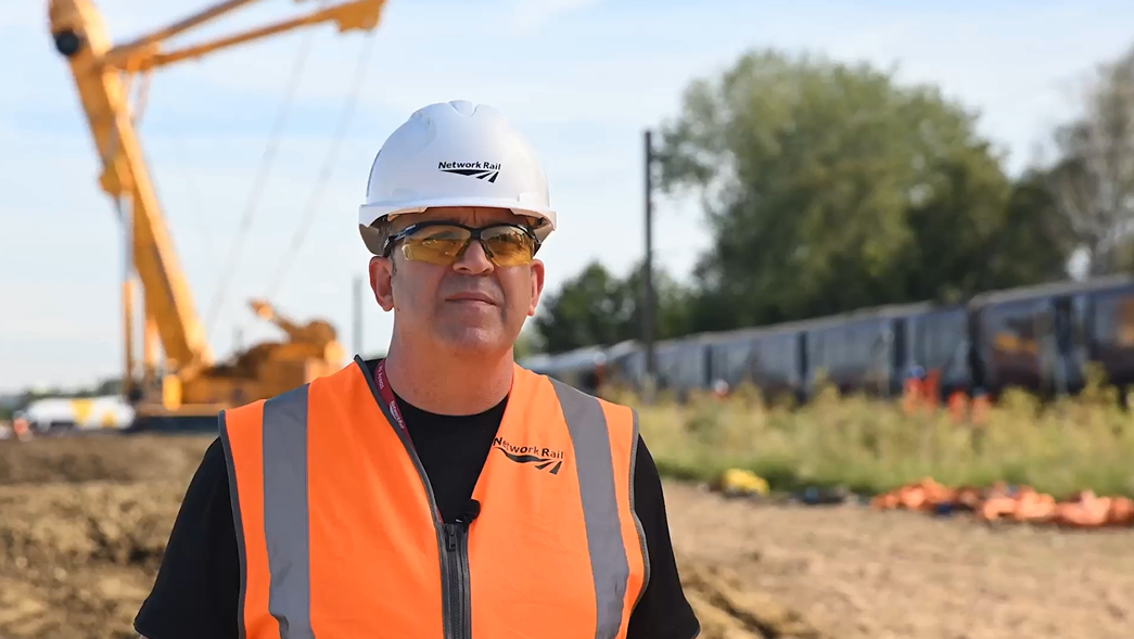 Media statement: Bedford collision - Network Rail and East Midlands Railway provide update and footage: Mark Budden - Network Rail - Bedford Collision 