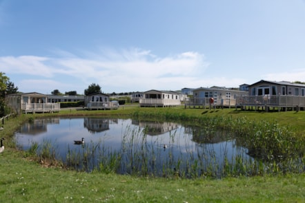 Signature lake view caravans at Reighton Sands