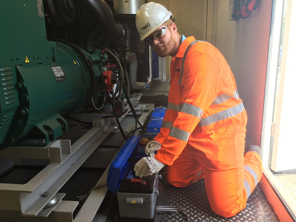 David Woodard electrical technician