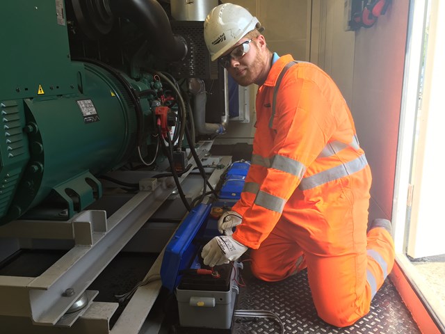 David Woodard electrical technician