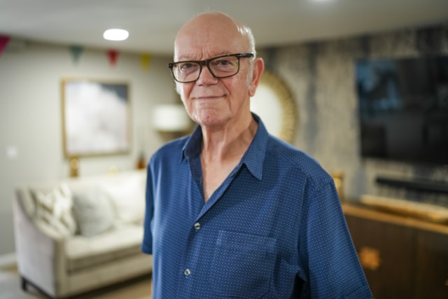 McCarthy Stone homeowner Ken Baker at Roman Court, Middlewich