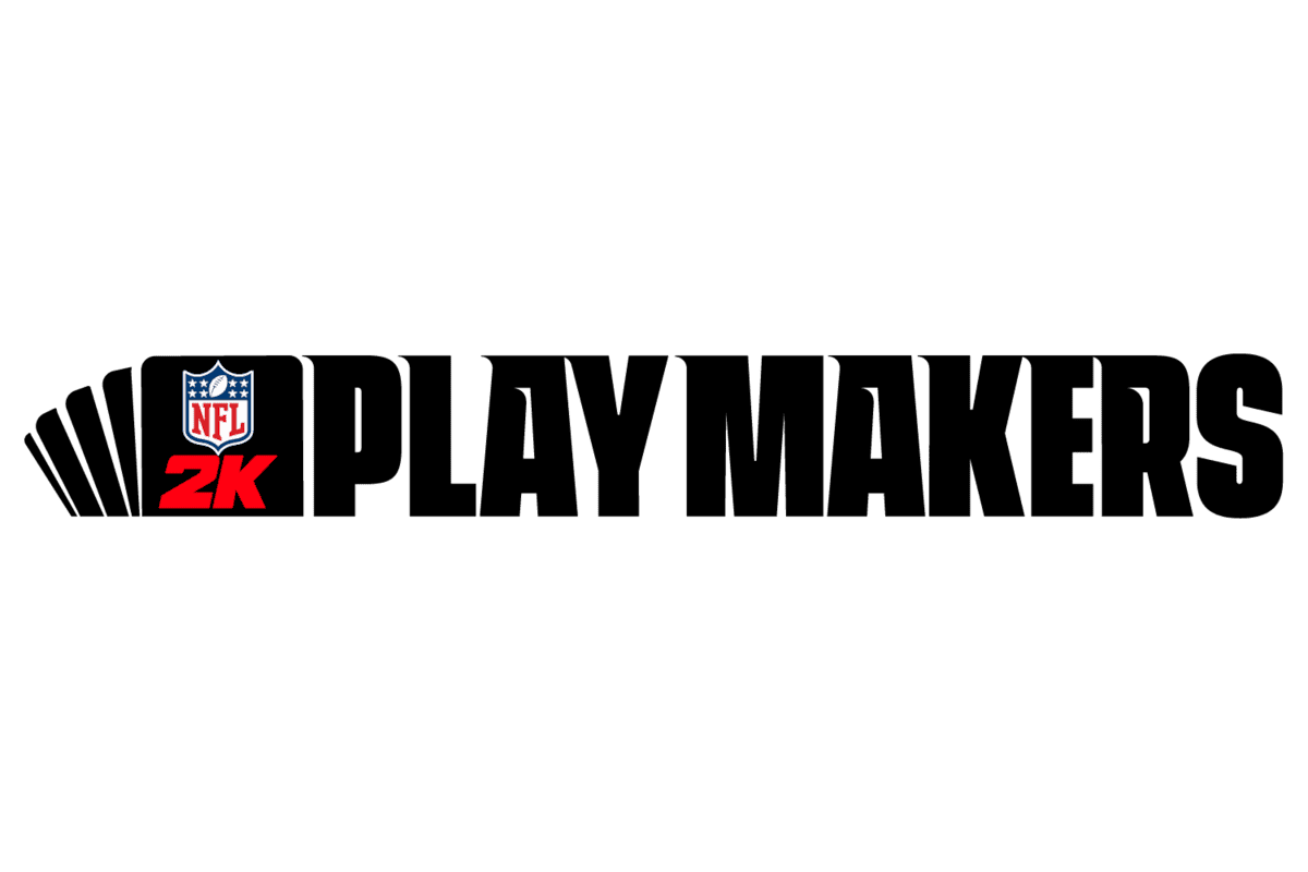 NFL 2K Playmakers  Logo HOR Black