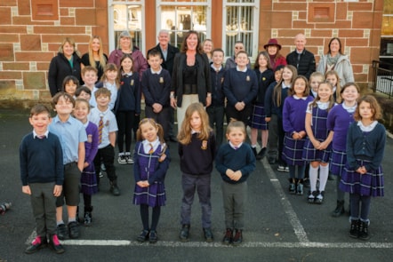 Celebrating the recent inspection report of Sorn Primary