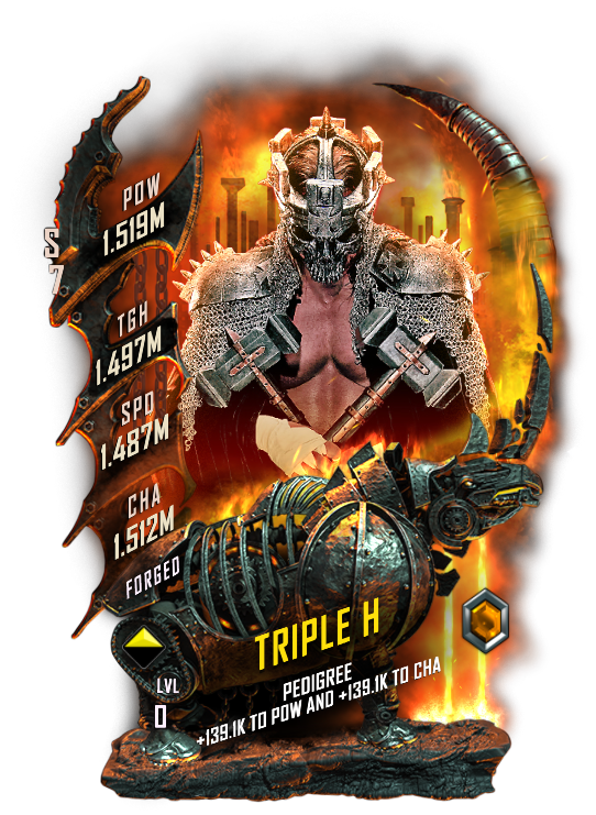 WWE SuperCard Season 7 Forged Tier Triple H