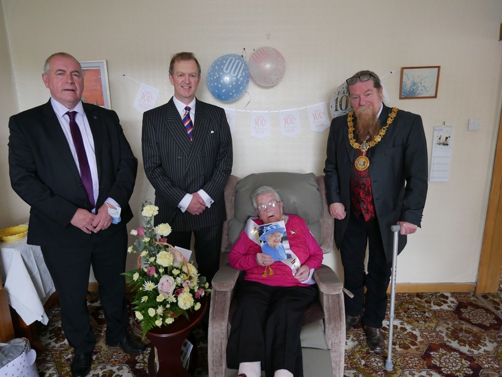 Nellie Douglas celebrates 100th birthday