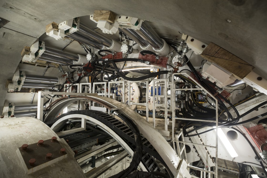 Interior of TBM Anne