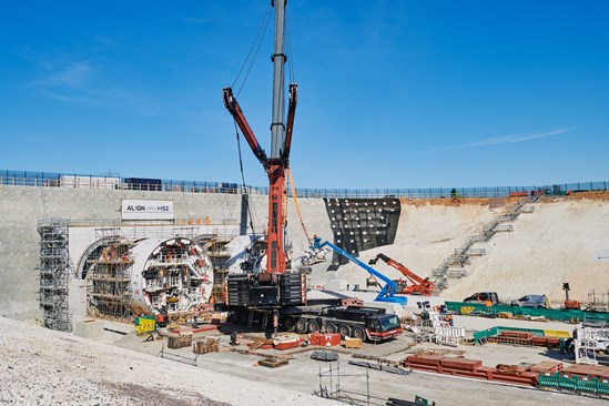 South portal chiltern tunnel progress March 2021 6