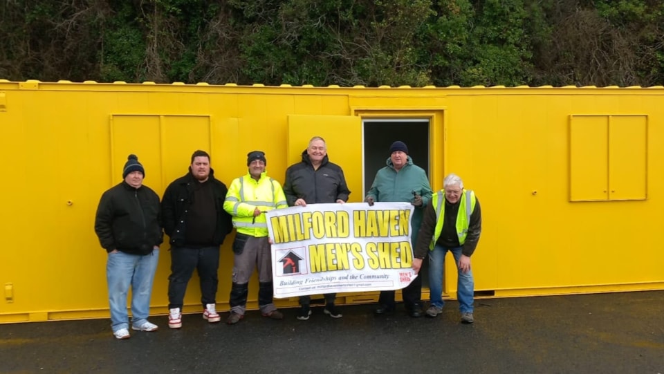 Men’s Shed at Milford Haven Station