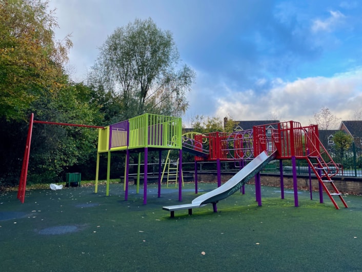 Woodlea Playground: The Woodlea Playground on Stretton Avenue was built at the same time as the surrounding estate around 20 years ago and had not seen any updates since.