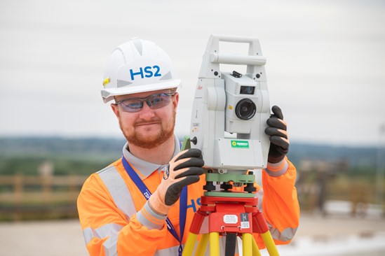 Harry Roberts has been shortlisted for HS2's apprentice of the year award