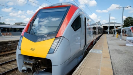 Greater Anglia train at Lowestoft