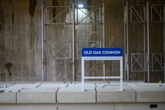 First platforms installed at HS2's Old Oak Common station for HS2 trains - May 2025