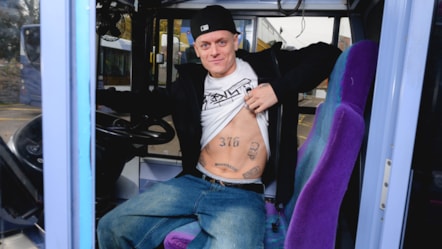 3SEVEN6 DJ Charlie ‘CHAS23’ Chamberlain with his 376 tattoo @JonCraig_Photos