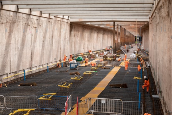 Burton Green tunnel under construction Sept 2024 2