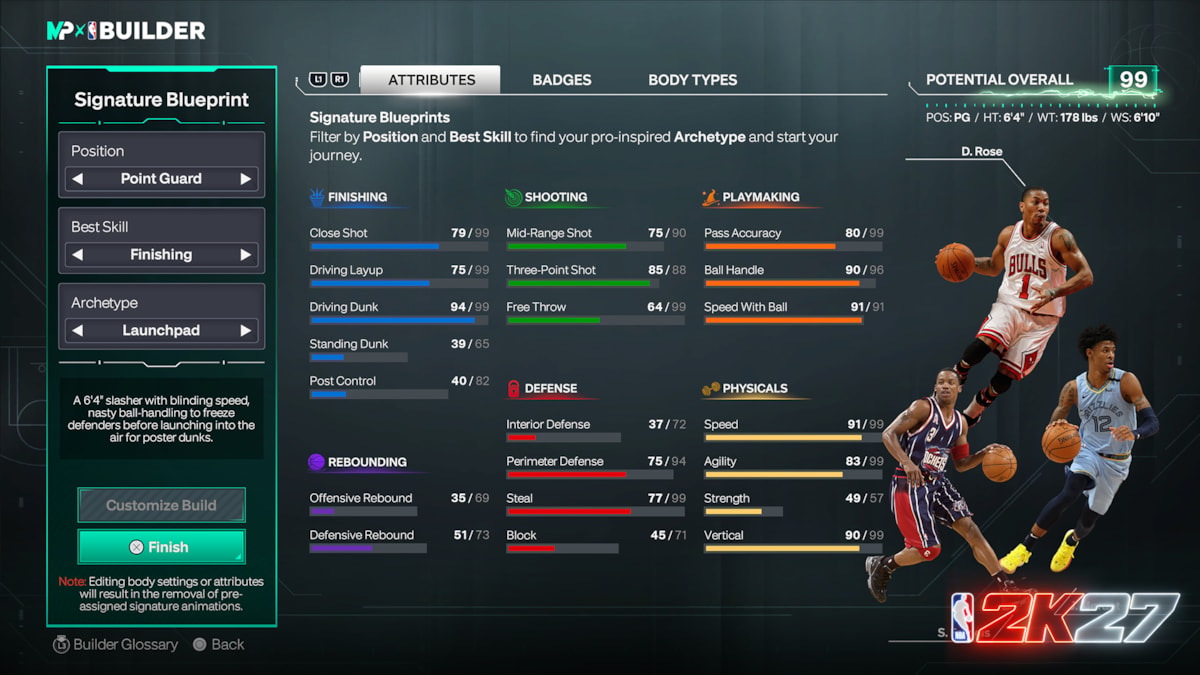 NBA 2K27 MyPLAYER MP Builder 2