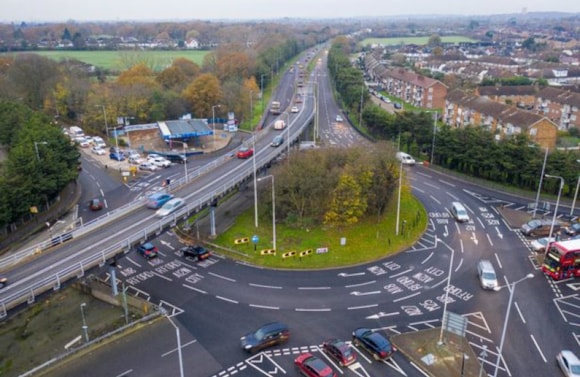 Construction work to start on major project to refurbish Gallows Corner flyover: TfL Image - Gallows Corner flyover