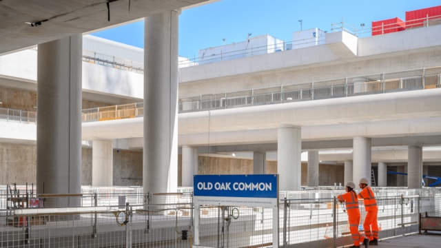 HS2 completes six high-speed platforms at Old Oak Common