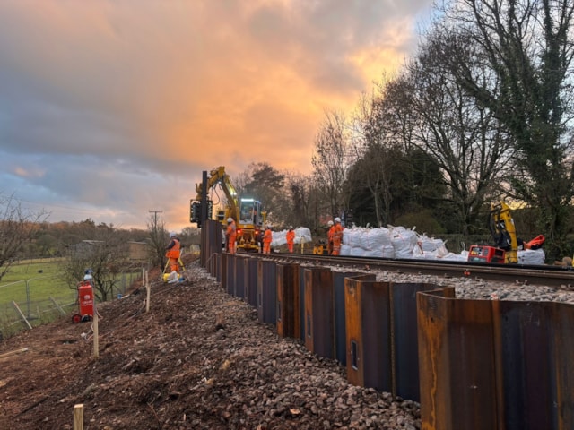 Lymington landslip rectification: Lymington landslip rectification
