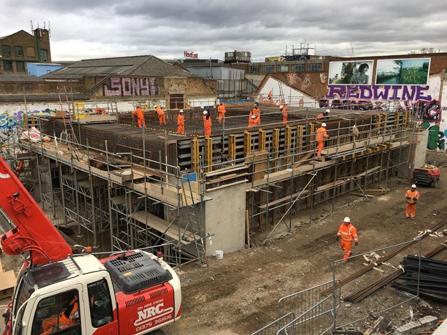 New subway to be installed at Hackney Wick station at Easter as part of improvement plans: Hackney Wick station subway in progress
