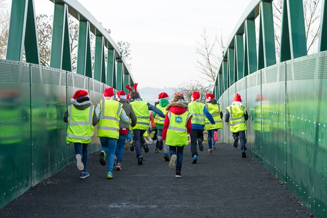 Safety boost for Oxford residents as new footbridge opens as part of Railway Upgrade Plan: Aristotle Opening-4969