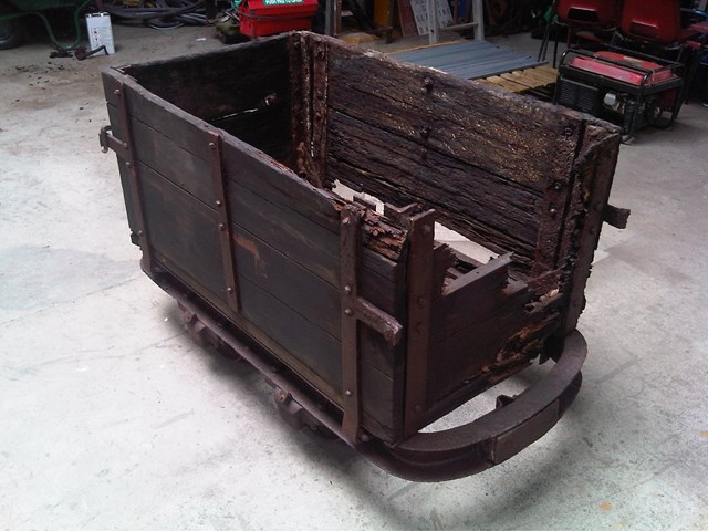 Old German wagon found inside the vault of Bath Spa