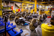 TfL Image - Maintenance on Tube trains at the Rail Engineering Workshop in Acton 1: TfL Image - Maintenance on Tube trains at the Rail Engineering Workshop in Acton 1