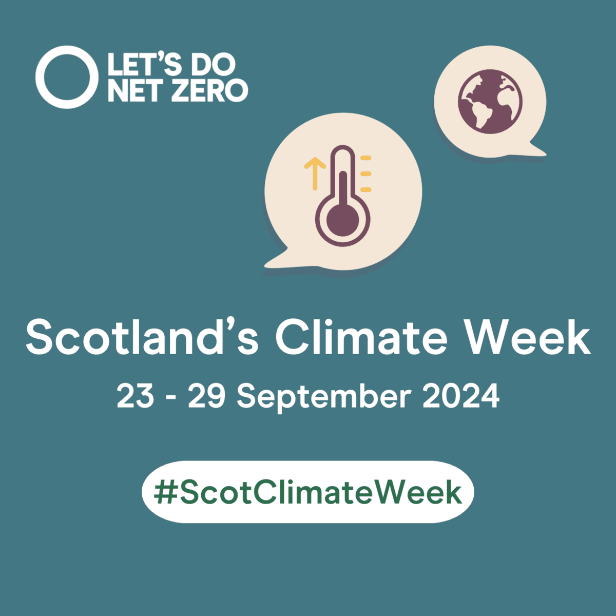 Social Asset - Climate Week static - 1080x1080 - Scotlands Climate Week 2024