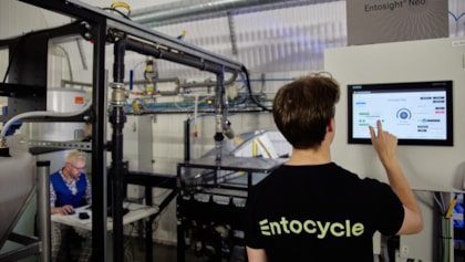 Siemens partners with Entocycle to digitalise insect farming industry: Operator using controls