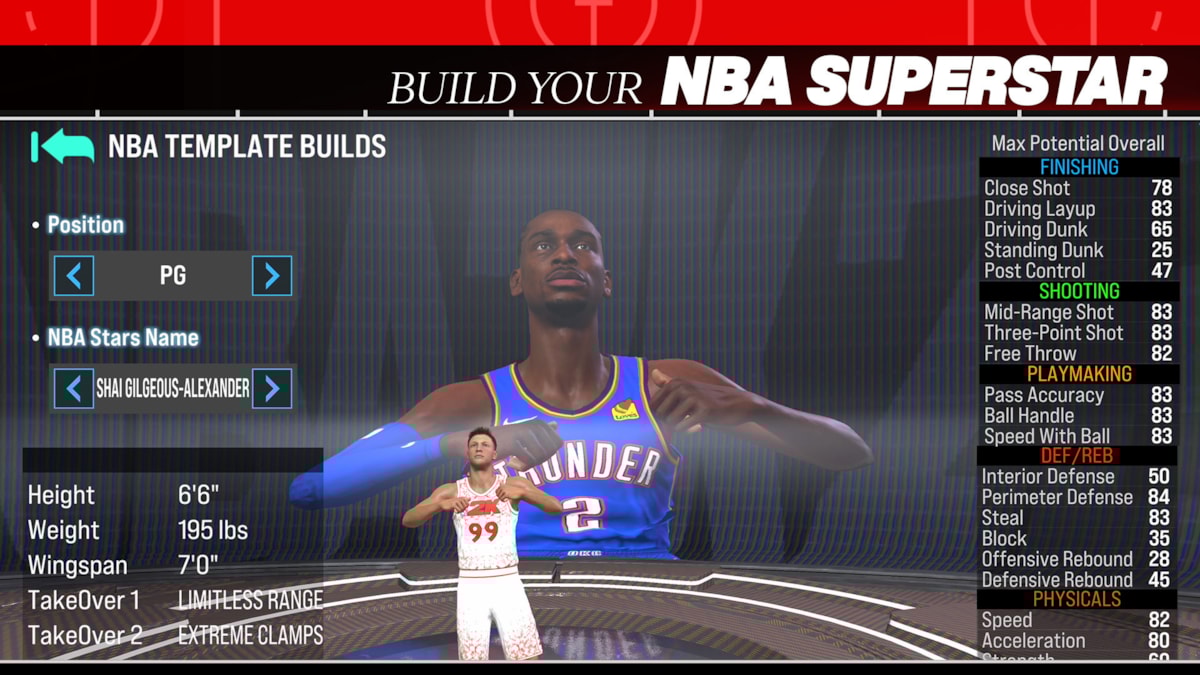 NBA 2K26 Arcade Edition MyPLAYER Builder