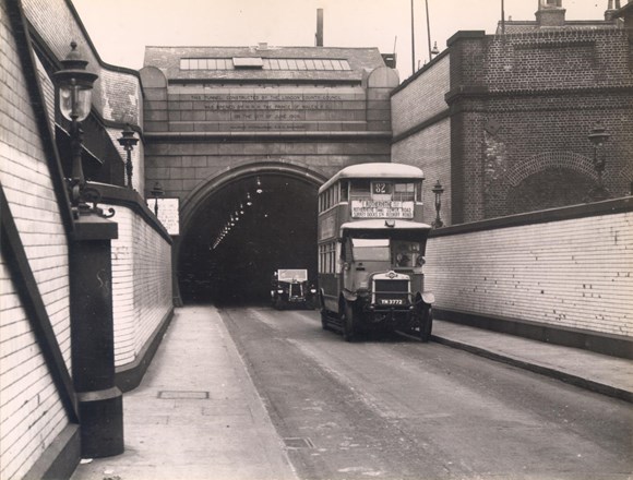TfL Image - Bus on route 82, 1936 &copy; London Transport Museum collection