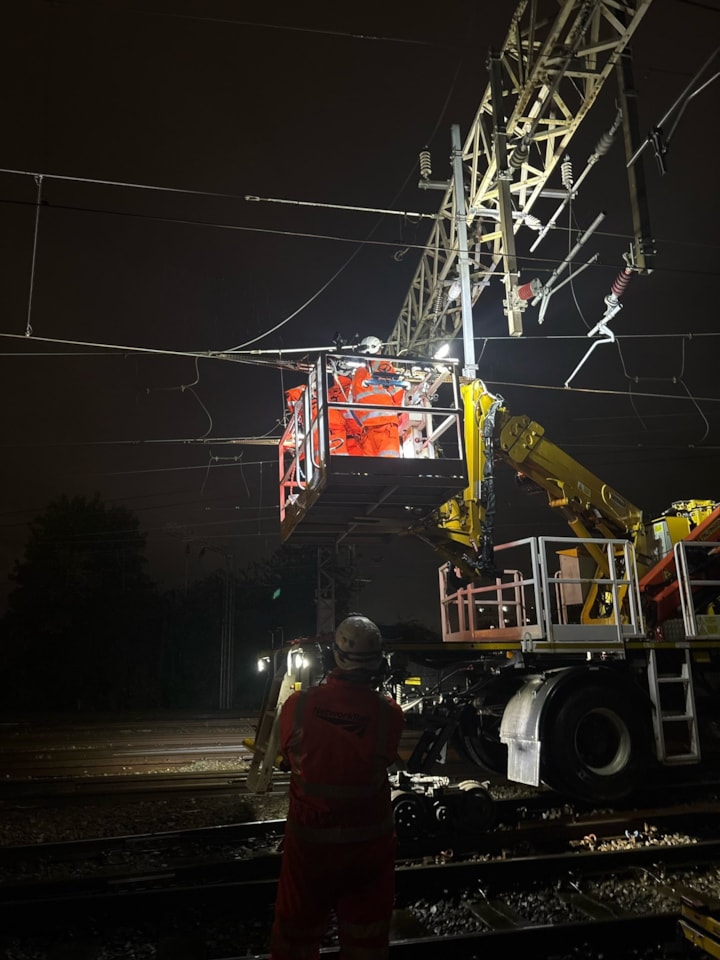 OLE repairs underway at Stockport