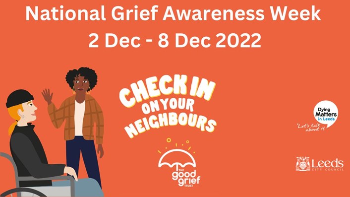 People in Leeds encouraged to get talking for National Grief Awareness Week: National Grief Awareness Week