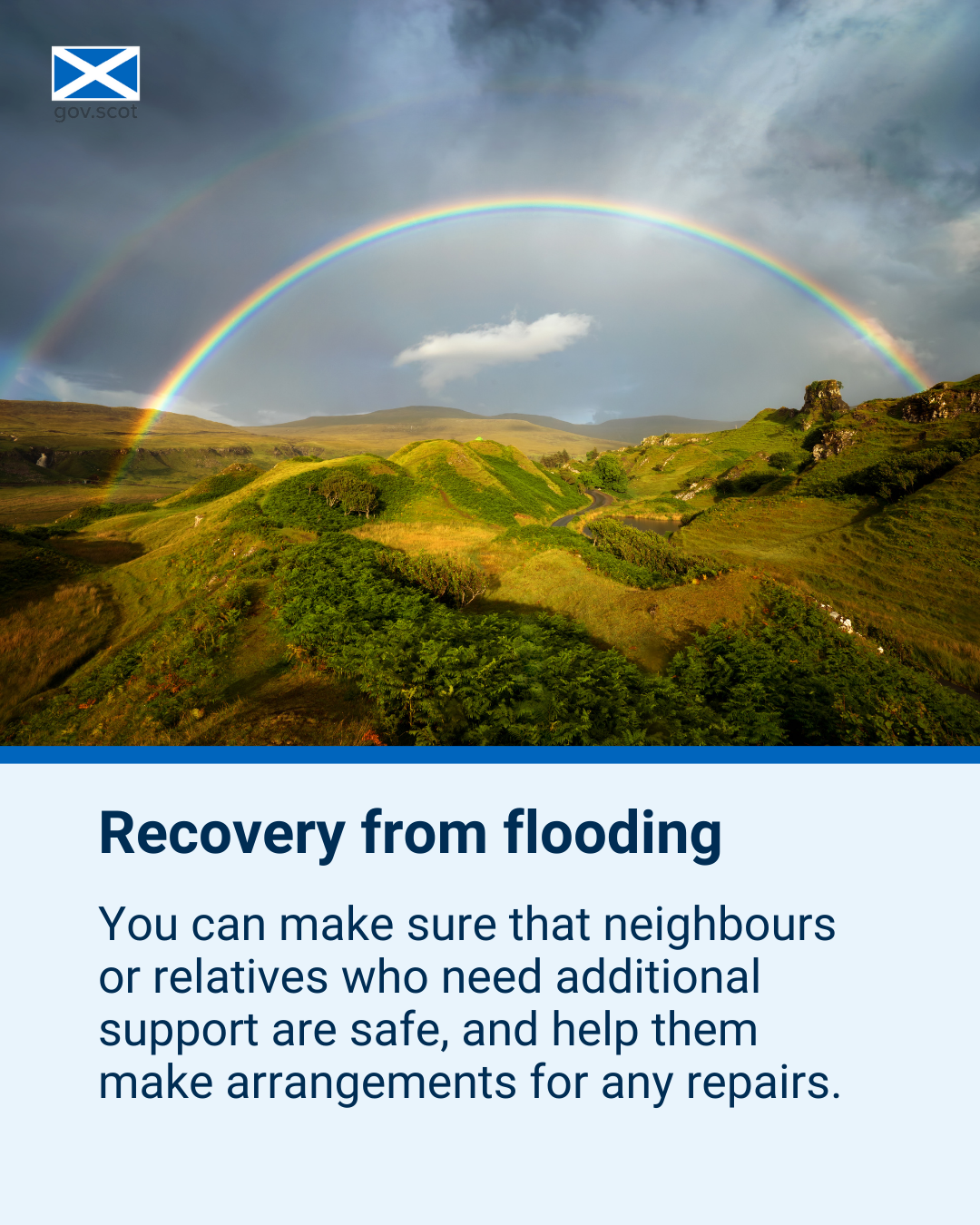 Rainbow - Portrait - Flooding - SG Resilience - September 2025