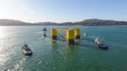 Image courtesy of Principle Power - WindFloat leaving Lisnave dock after construction (3 ) near Setúbal, Portugal: Image courtesy of Principle Power - WindFloat leaving Lisnave dock after construction (3 ) near Setúbal, Portugal