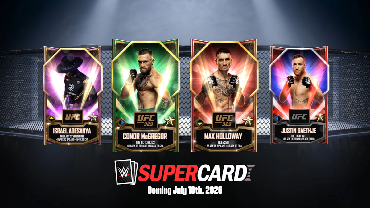 WWE SuperCard UFC All Cards Landscape