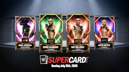 WWE SuperCard UFC All Cards Landscape
