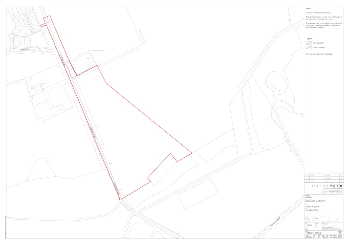 Elgin cemetery Location Plan-1