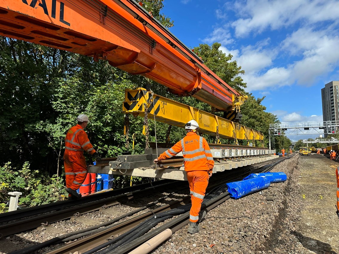 Passengers in Kent reminded to check before they travel ahead of August bank holiday engineering work taking place to improve reliability of the railway: New Cross upgrades