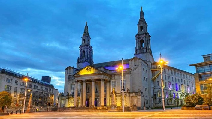 Statement on lighting up of Leeds Civic Hall in support of Ukraine: Leeds Civic Hall