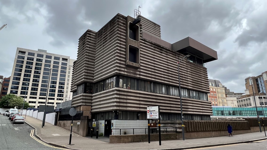 Iconic railway signal box to open its doors for one-off public tours: Birmingham New Street Power Signal Box external