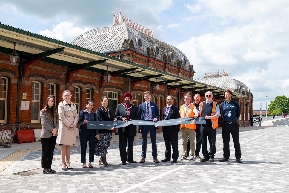 Slough station Northern Forecourt opening-2